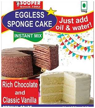 Eggless Sponge Cake Instant Mix